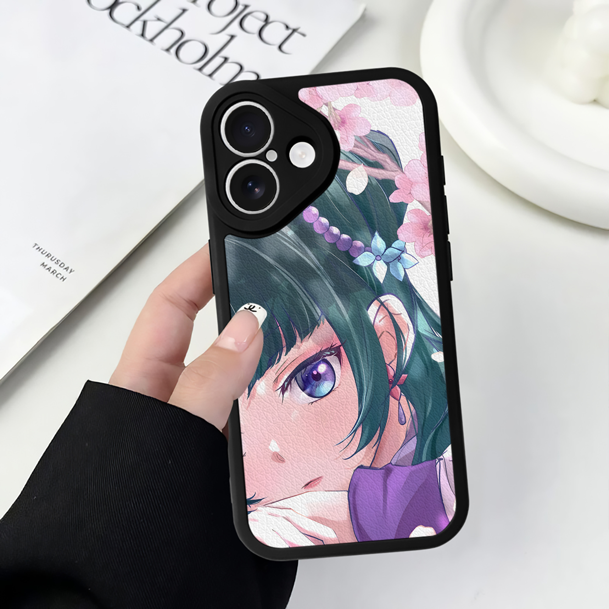 （画像用） 薬屋のひとりごと The Apothecary Diaries 【iPhone 16シリーズ対応】シリコンスマホケース（レザー調） 材質：シリコン